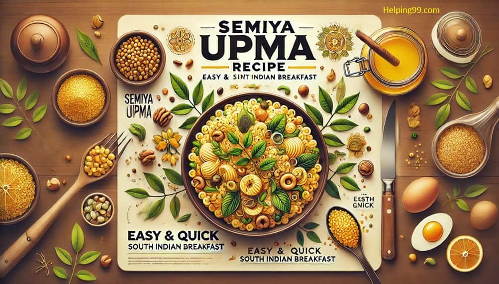 Semiya Upma Recipe