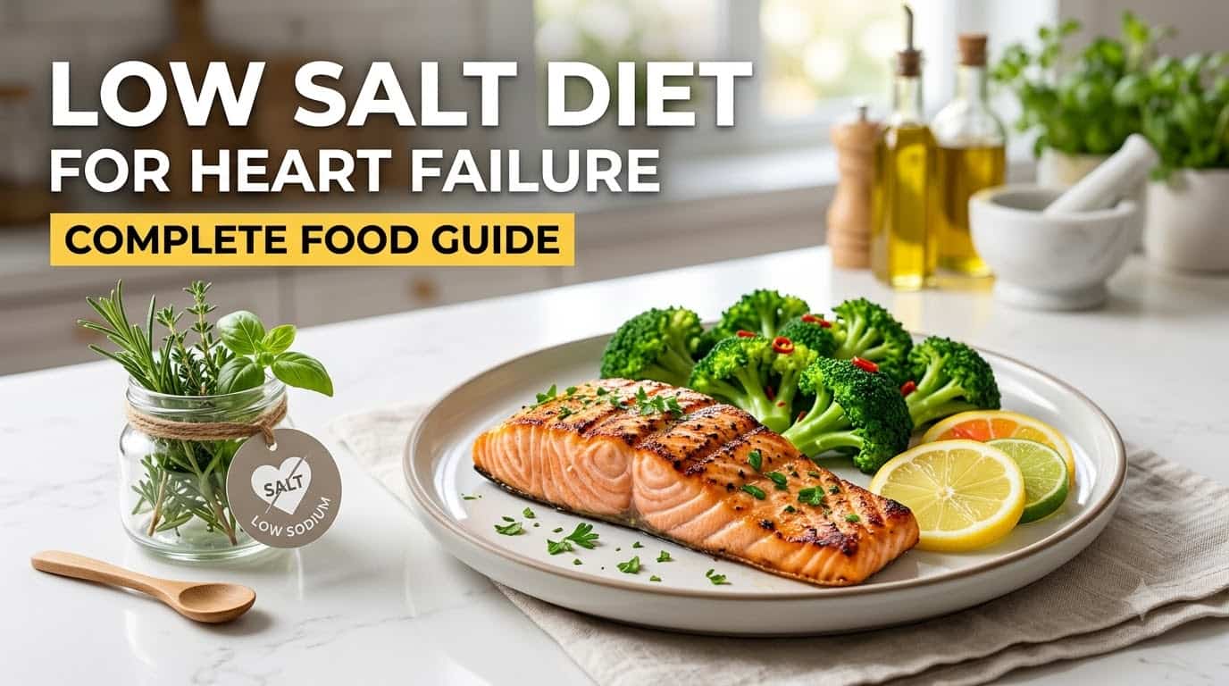 Read more about the article Low Salt Diet for Heart Failure – A Complete Food Guide