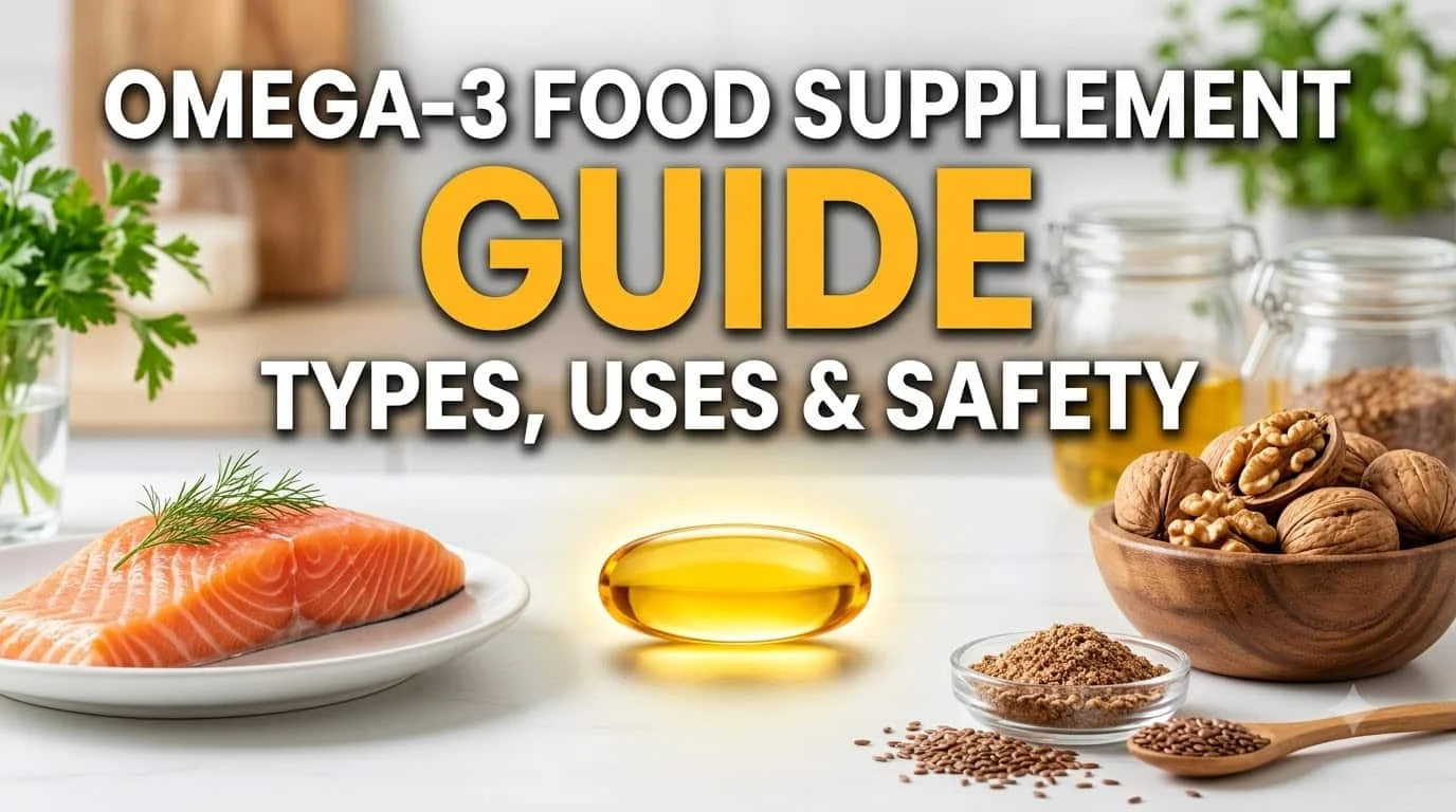 You are currently viewing Omega 3 Food Supplement Guide – Types, Uses and Safety